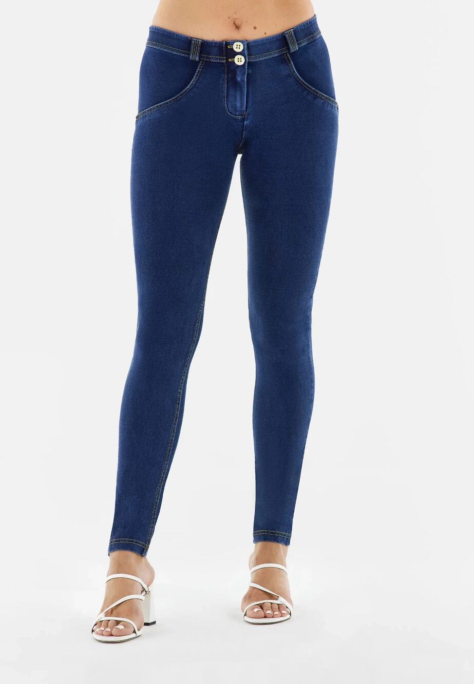 Freddy WR.UP Denim Shaping Pants Womens XS Blue Low Rise Skinny Push Up Jeggings